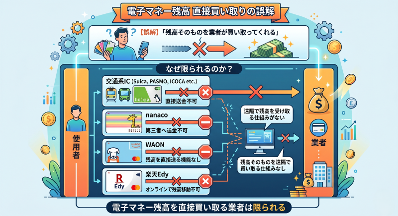 電子マネー現金化ができる業者は限られる