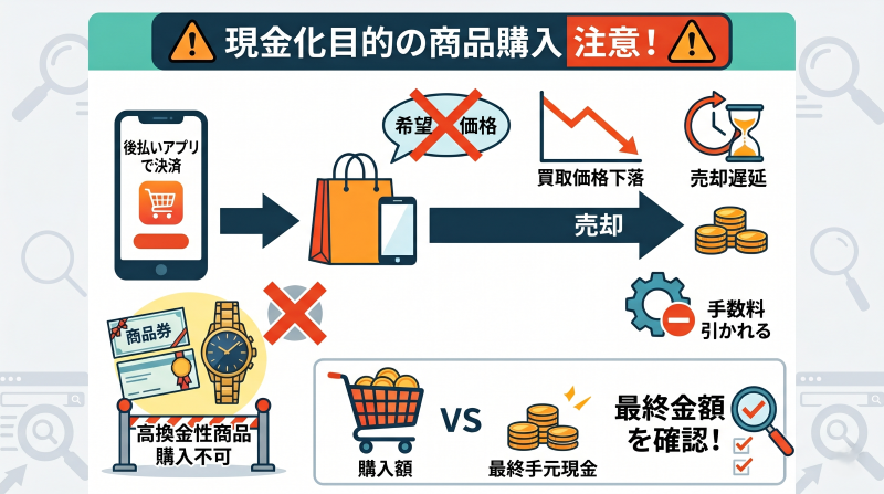 後払いアプリで即金現金化をする仕組み