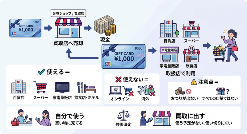 JCBギフトカード現金化・買取についての基本