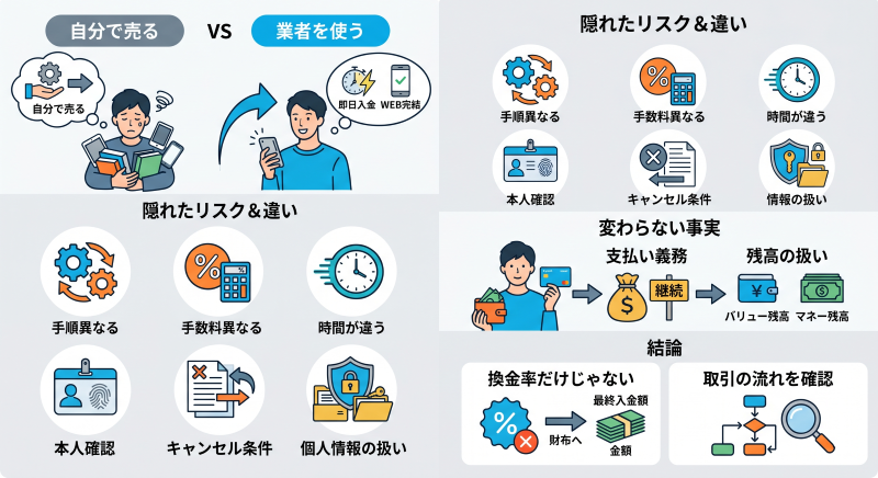 Kyash現金化で業者を使おうと考える人もいる