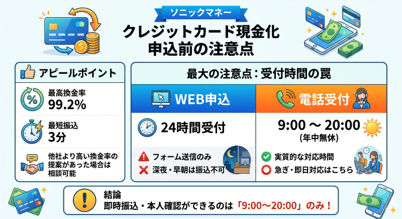 ソニックマネーの特徴