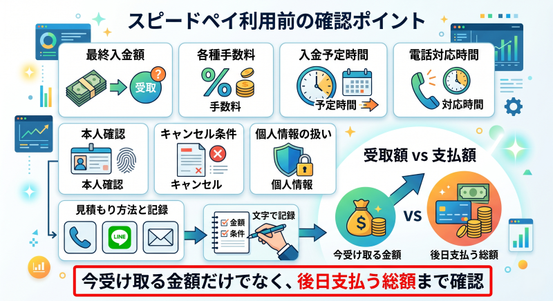 スピードペイを利用する前の確認ポイント